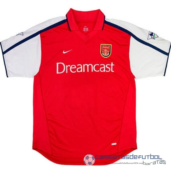 Casa Camiseta Arsenal Retro Equipación 2000 Rojo