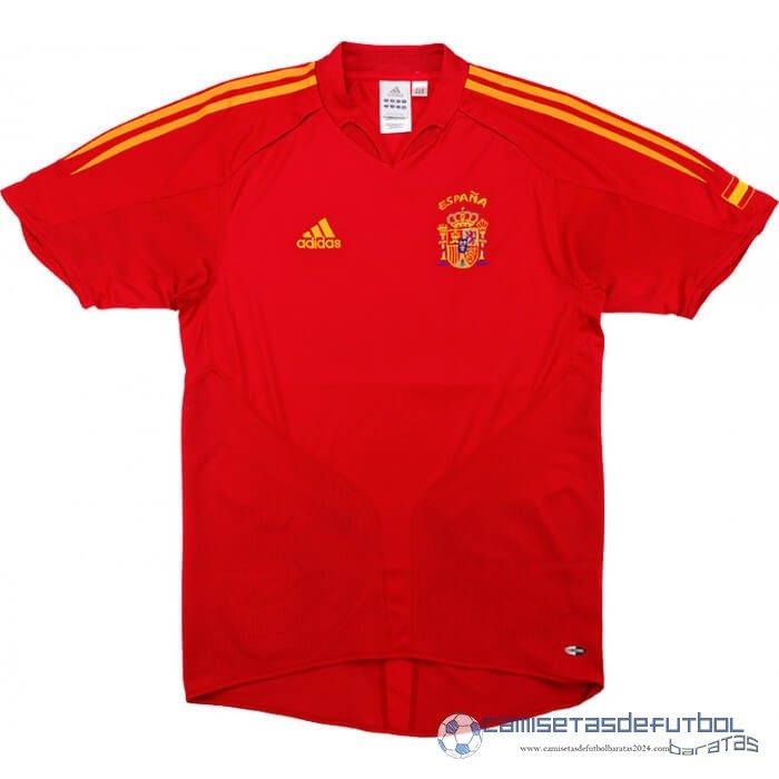 Casa Camiseta España Retro Equipación 2004 2006 Rojo