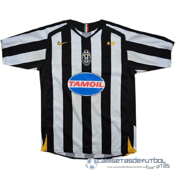 Casa Camiseta Juventus Retro Equipación 2005 2006 Blanco