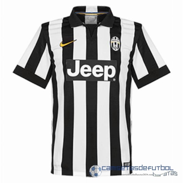 Casa Camiseta Juventus Retro Equipación 2014 2015 Negro Blanco