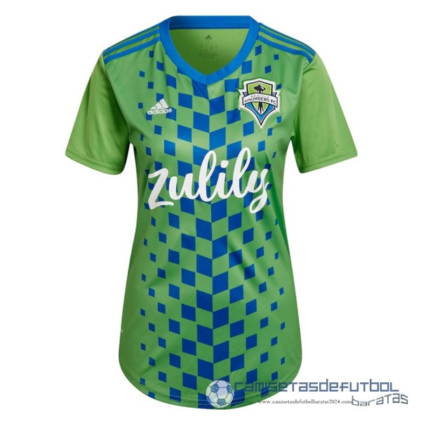 Casa Camiseta Mujer Seattle Sounders Equipación 2022 2023 Verde