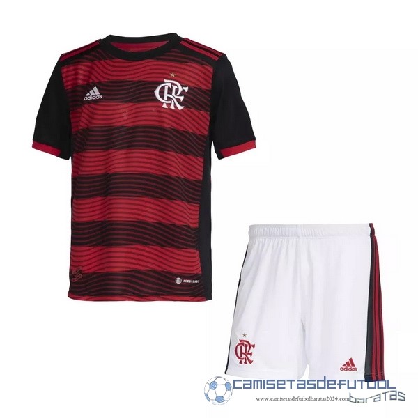 Casa Conjunto De Niños Flamengo Equipación 2022 2023 Rojo