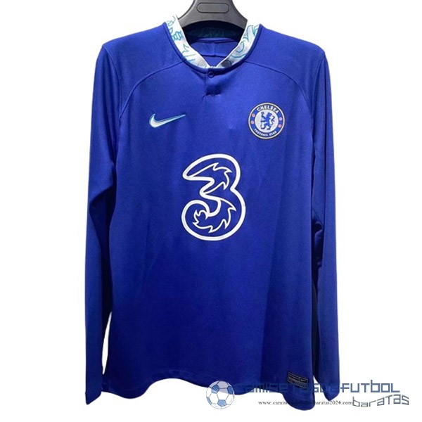 Casa Manga Larga Chelsea Equipación 2022 2023 Azul