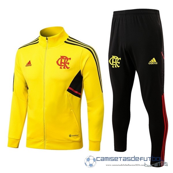 Chandal Niños Flamengo Equipación 2022 2023 Amarillo Negro