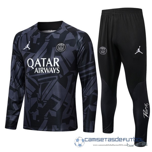 Chandal Paris Saint Germain Equipación 2022 2023 Gris Negro