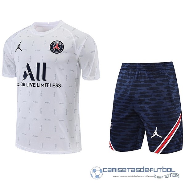 Entrenamiento Conjunto Completo Paris Saint Germain Equipación 2022 2023 Blanco Azul