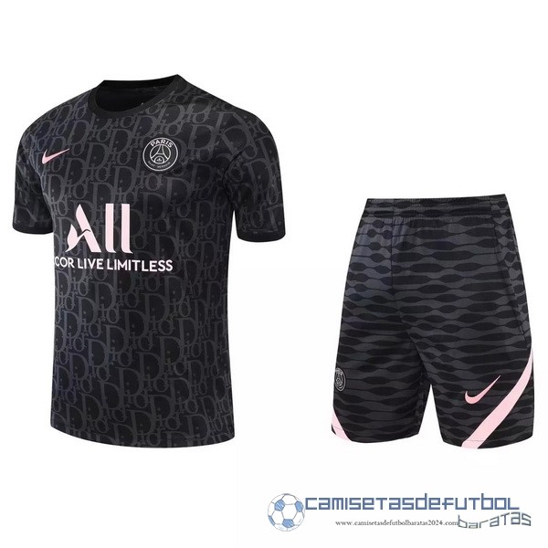 Entrenamiento Conjunto Completo Paris Saint Germain Equipación 2022 2023 Negro Rosa