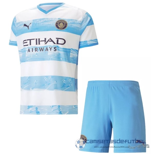 Especial Conjunto De Niños Manchester City Equipación 2022 2023 Azul