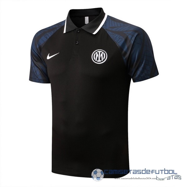 Polo Inter Milán Equipación 2022 2023 Negro Gris