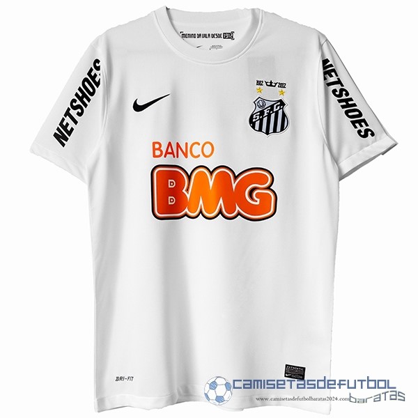 Segunda Camiseta Santos Retro Equipación 2013 Blanco