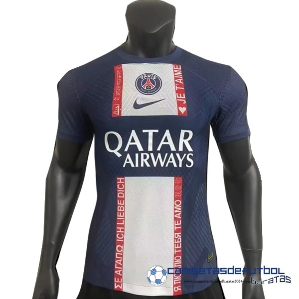 Nike Tailandia Especial Jugadores Camiseta Paris Saint Germain Equipación 2023 2024 Azul