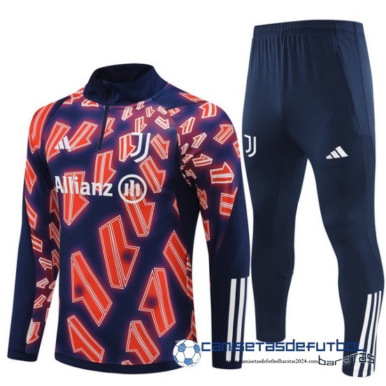 Conjunto Completo Sudadera Entrenamiento Juventus Equipación 2023 2024 Rosa Azul Marino