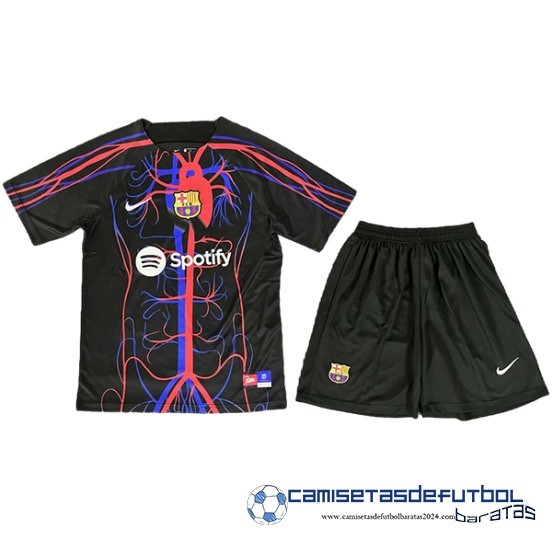 Especial Conjunto De Hombre Barcelona Equipación 2023 2024 Negro Purpura