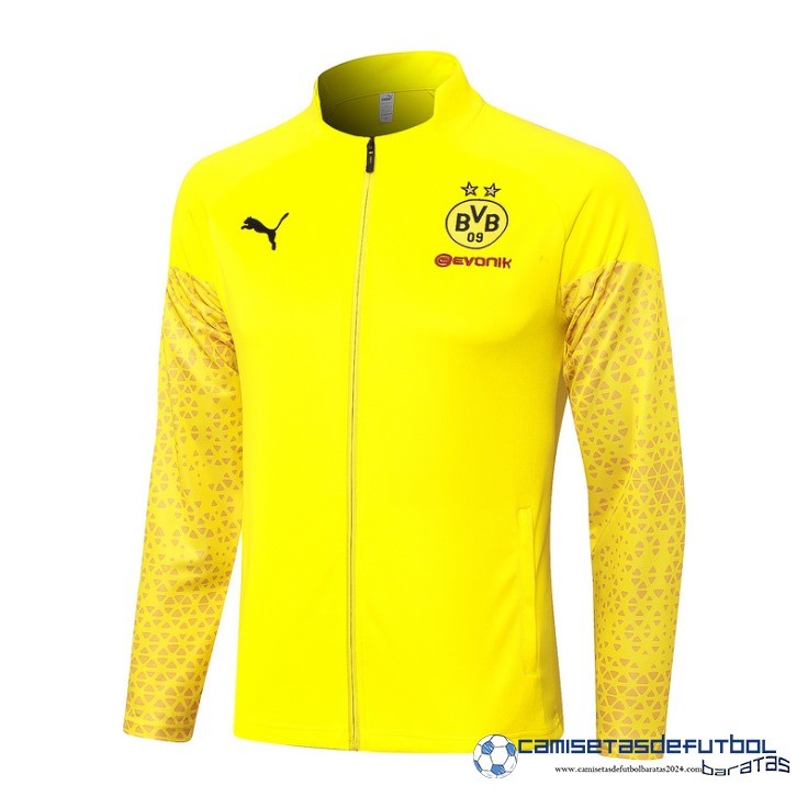 Ropa Deportiva Con Cremallera Larga Borussia Dortmund Equipación 2023 2024 Amarillo