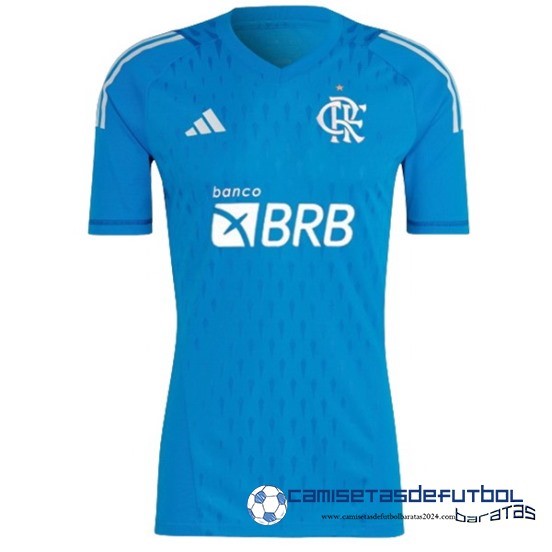 Tailandia Portero Camiseta Flamengo Equipación 2023 2024 Azul