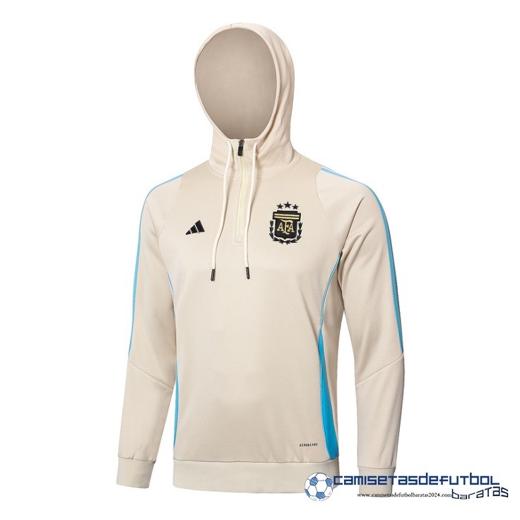 Chaqueta Con Capucha Argentina Equipación 2024 Amarillo