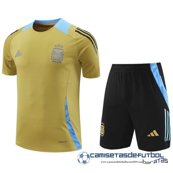 Entrenamiento Conjunto Completo Argentina Equipación 2024 Amarillo Negro Azul