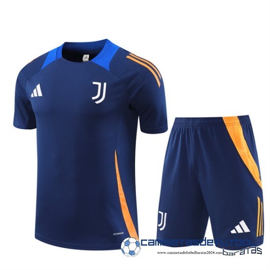 Entrenamiento Conjunto Completo Juventus Equipación 2024 2025 Azul Marino Naranja