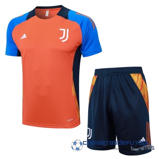 Entrenamiento Conjunto Completo Juventus Equipación 2024 2025 Naranja Azul