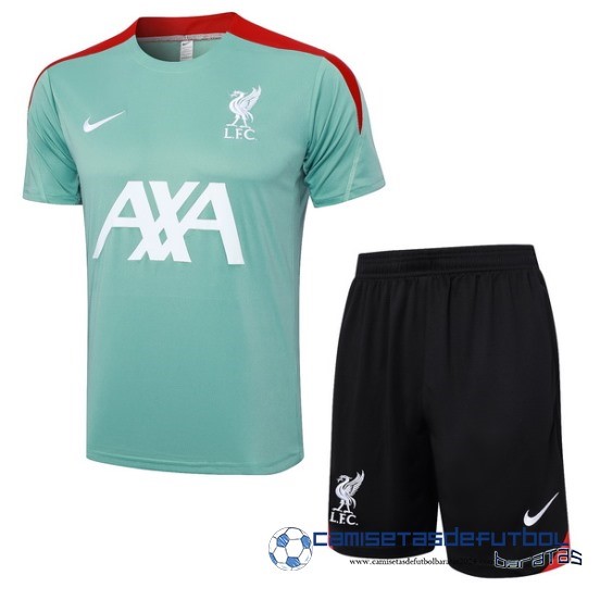 Entrenamiento Conjunto Completo Liverpool Equipación 2024 2025 Verde Negro