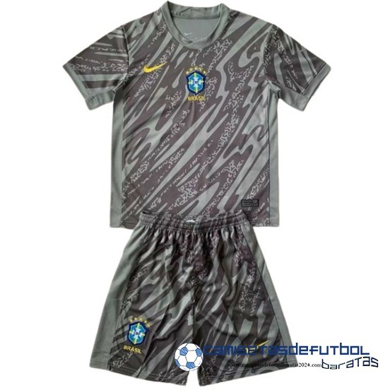 Portero Conjunto De Hombre Brasil Equipación 2024 Gris