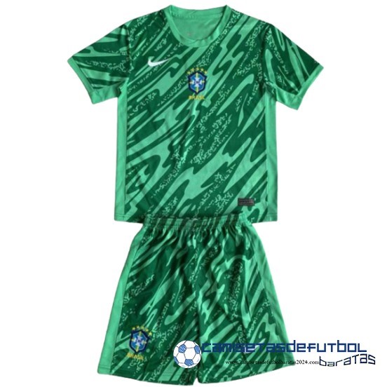 Portero Conjunto De Hombre Brasil Equipación 2024 Verde