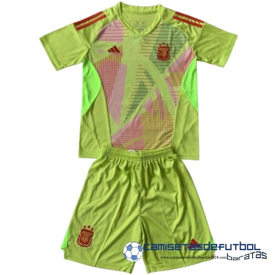 Portero Conjunto De Niños Argentina Equipación 2024 Amarillo