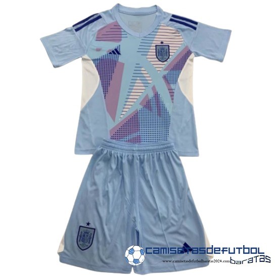 Portero Conjunto De Niños España Equipación 2024 Azul