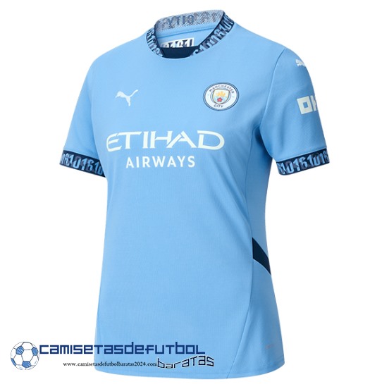 Camiseta Manchester City Mujer 24/2025 Primera