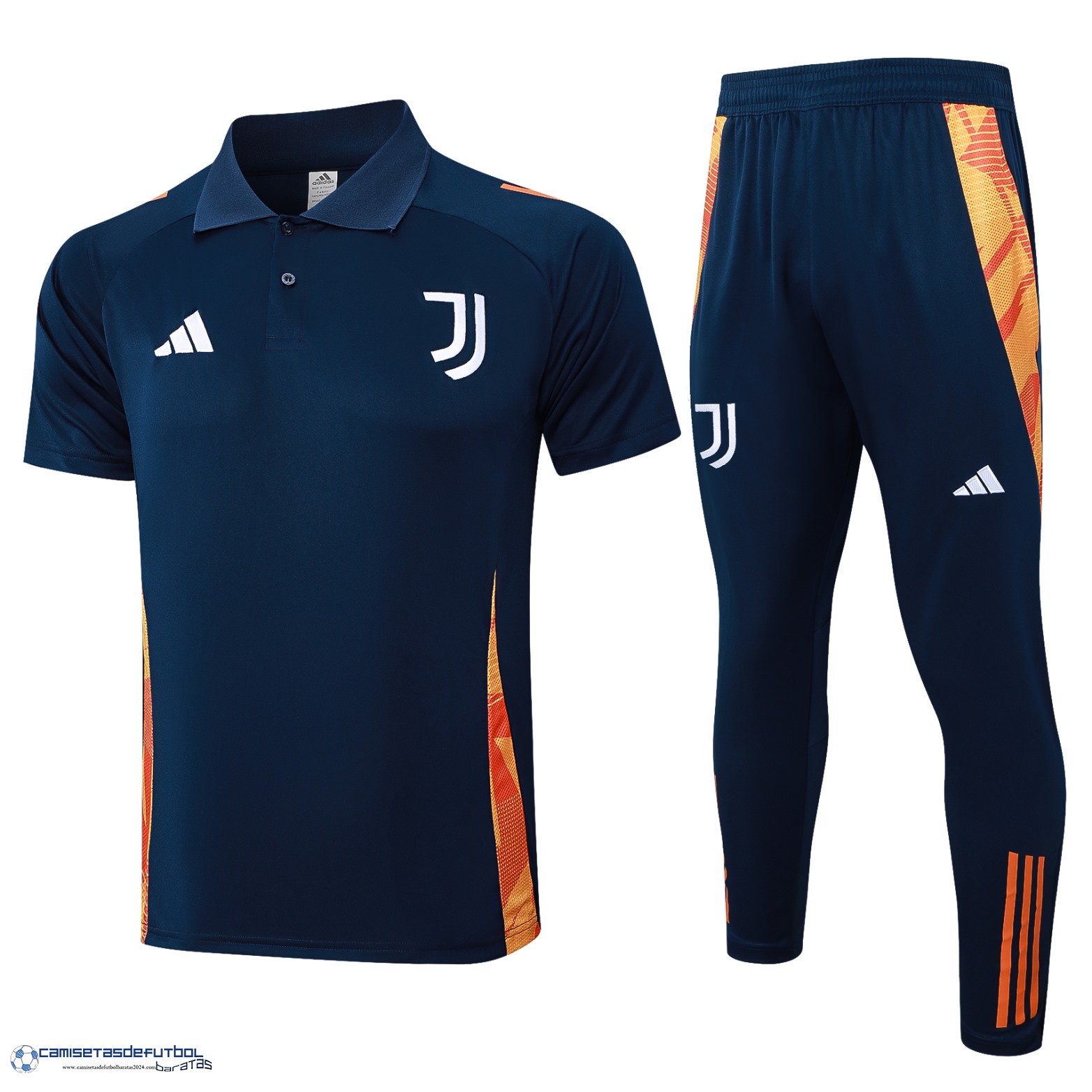 Conjunto Completo Polo Juventus Equipación 2024 2025 Azul Marino