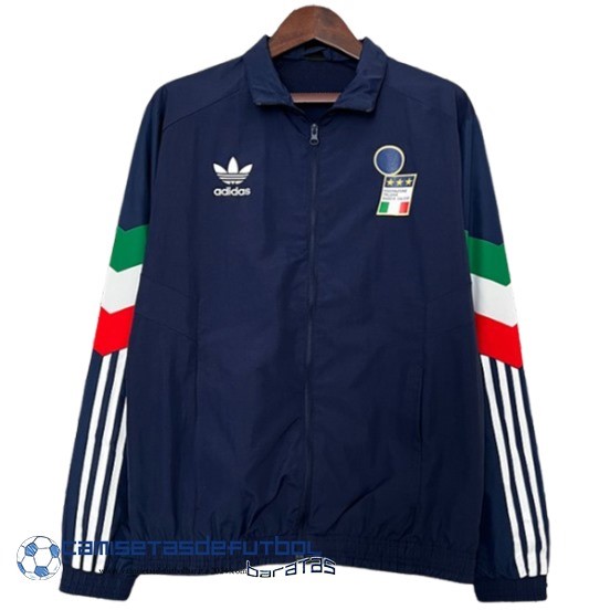 Rompevientos Italia Equipación 2024 Azul Marino