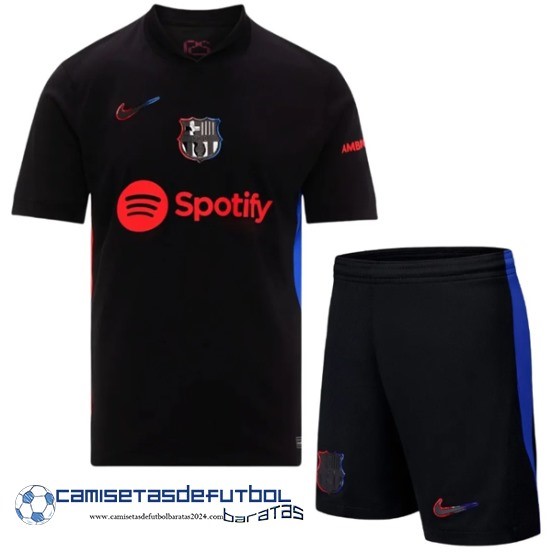 Segunda Conjunto De Hombre Barcelona Equipación 2024 2025 Negro